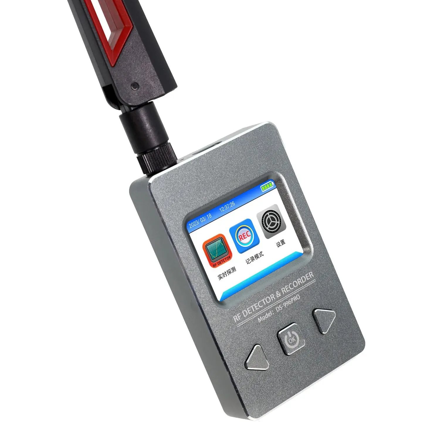10 Mhz to 4 Ghz Car GPS Tracking Detector Counterintelligence Hidden Camera Spy Device Detector DS 996pro